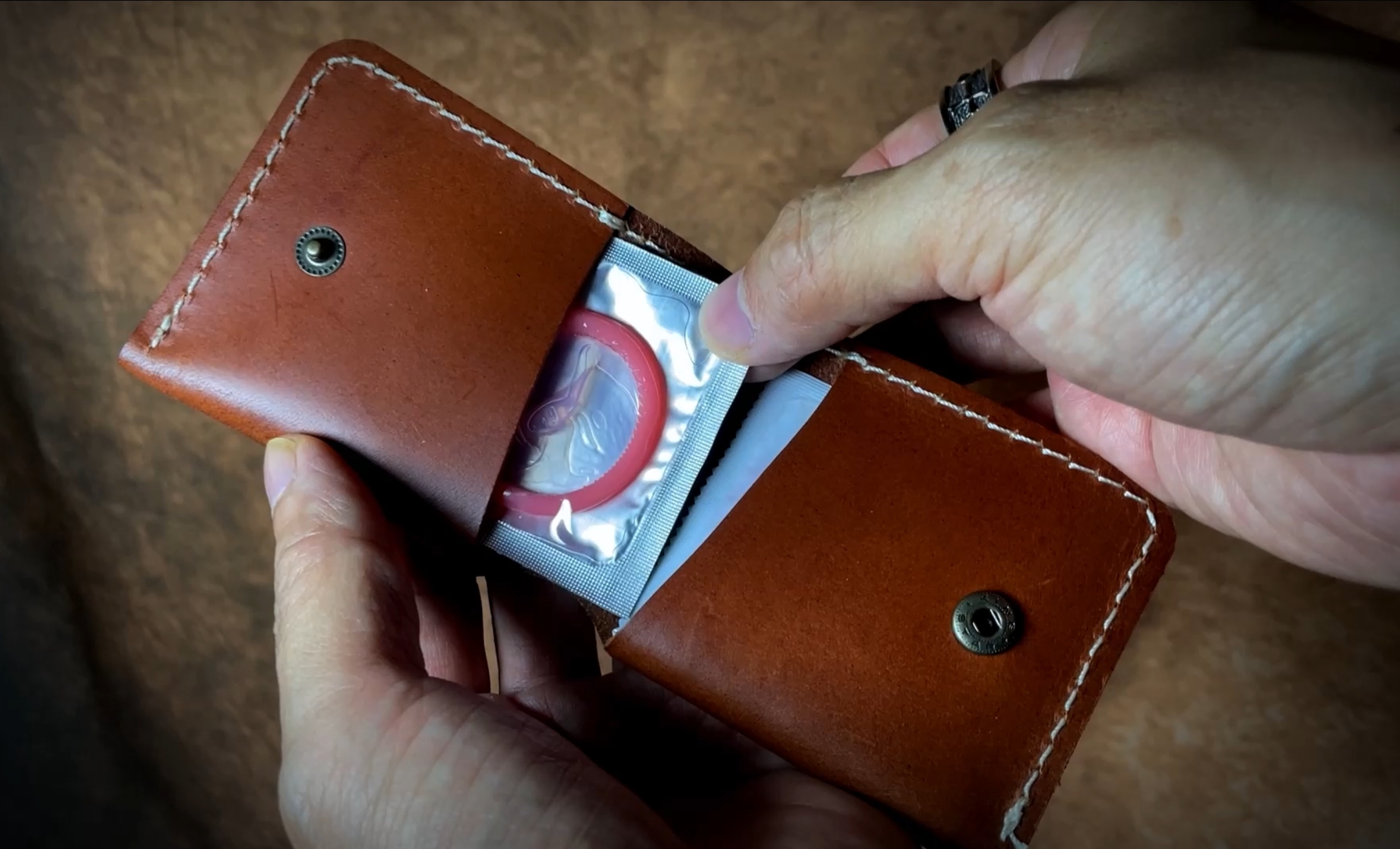 Handmade CONDOM CASE
